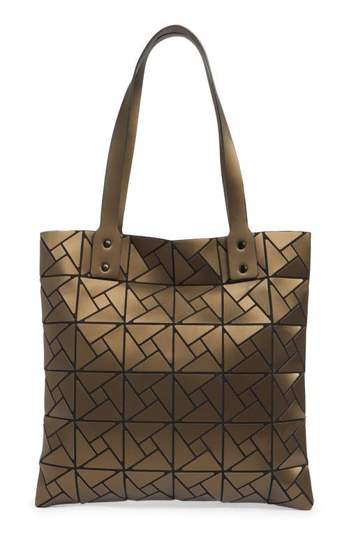 Patrizia Luca Box Pattern Tote Bag In Brown