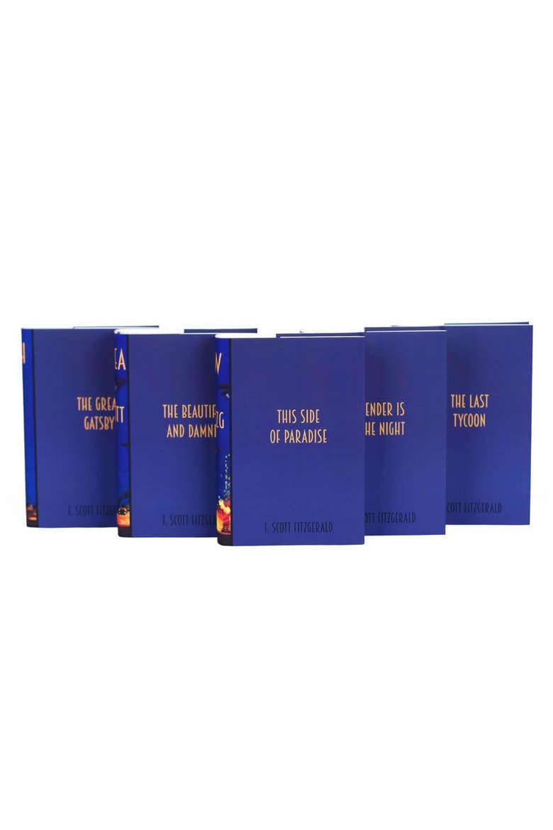 F. Scott Fitzgerald The Great Gatsby Cover Book Set, Alternate, color, Blue