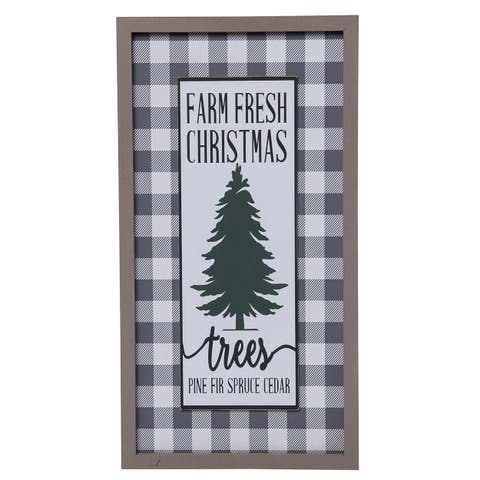 Wood Multicolored Christmas Tree Decor