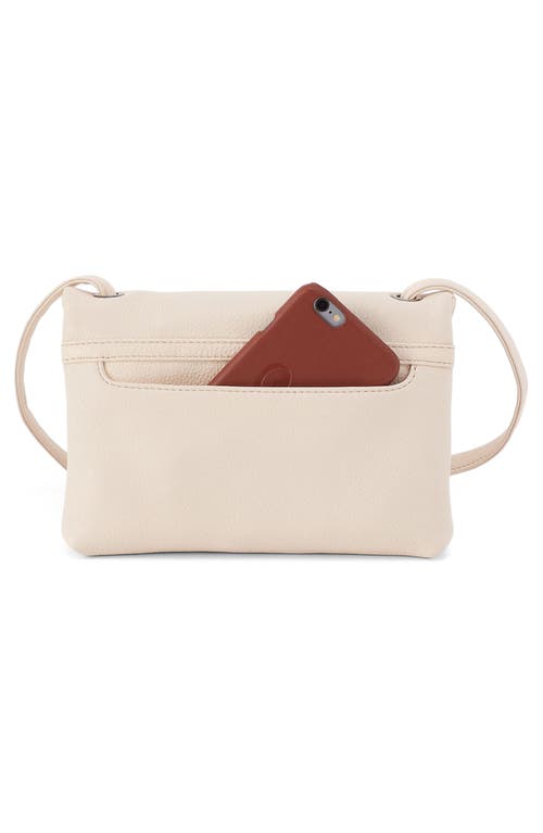 Hobo Small Grant Leather Crossbody Bag In Cream