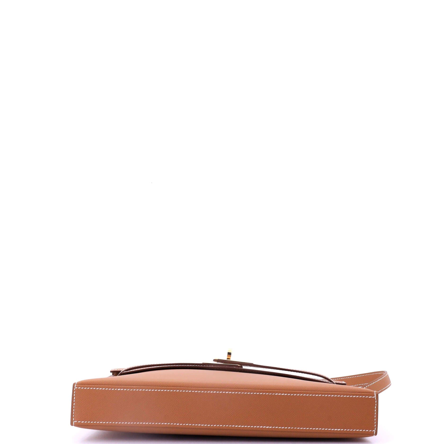 Pre-Owned Hermes Kelly Elan Shoulder Bag Madame, Alternate, color, Gold