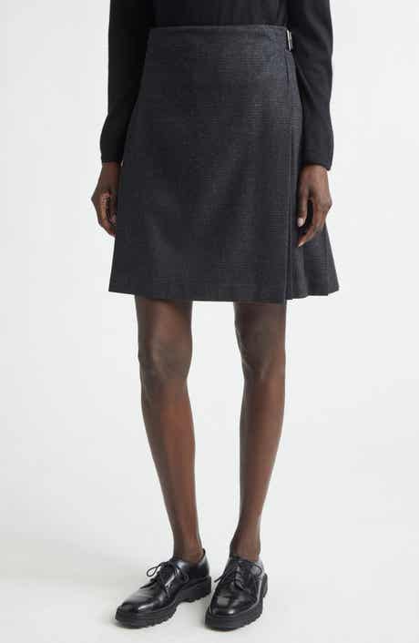 x Le Kilt Glen Plaid Wool & Cashmere Kilt