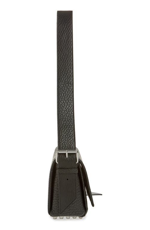 Alexander Wang Medium Ricco Leather Shoulder Bag In 001 Black