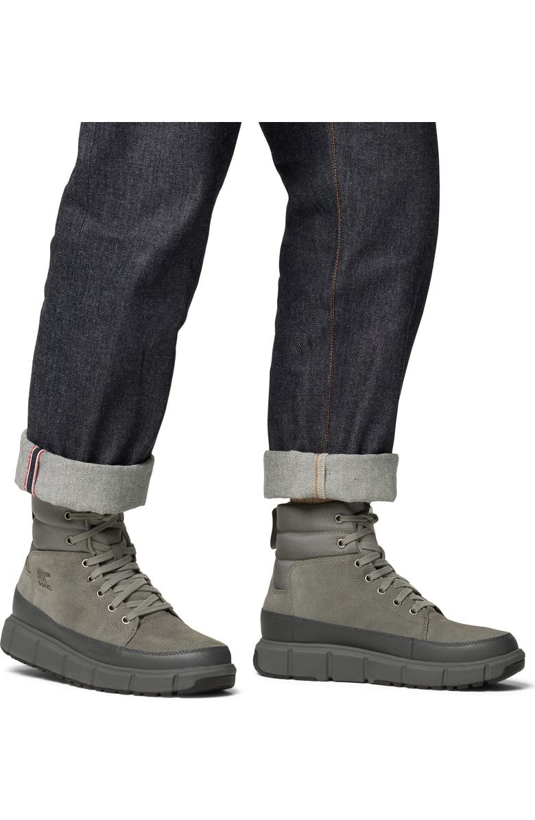 SOREL Explorer III Waterproof Boot, Alternate, color, Quarry/ Grill