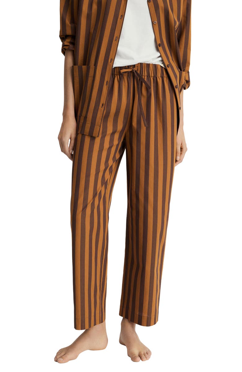 MANGO Stripe Cotton Pajama Pants, Main, color, 