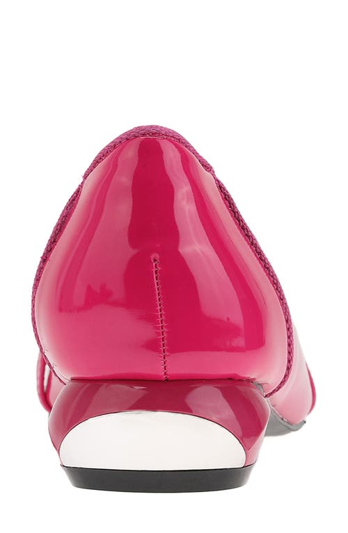 Ninety Union Mira Pointed Toe Flat In Fuchsia