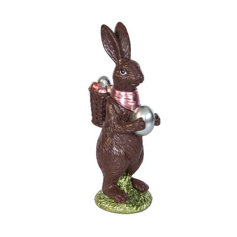 Chocolate Medium Easter Rabbit Figurine