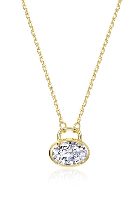 Oval Lock Necklace