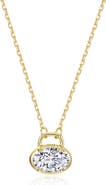 Lafonn Oval Lock Necklace