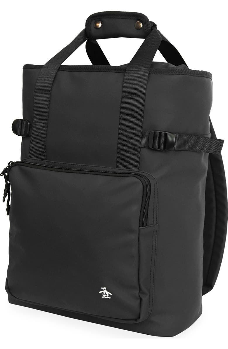Original Penguin Waterproof Travel Backpack, Alternate, color, Black