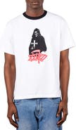 PLEASURES X Zero Skateboards Reaper Ringer Graphic T-Shirt