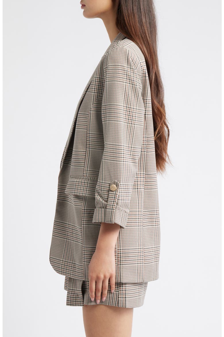 Check Jacket, Alternate, color, BROWN