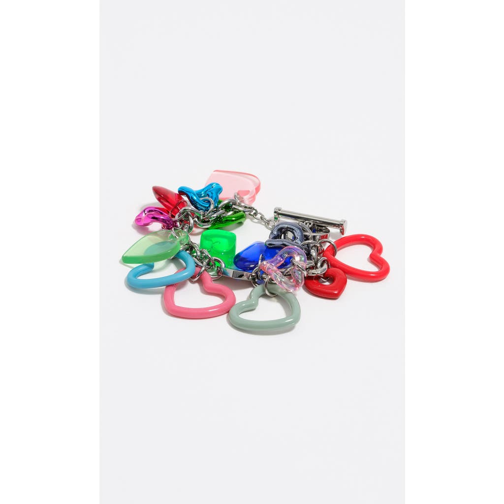 Bimba Y Lola Multicolor Hearts Bracelet In Multi