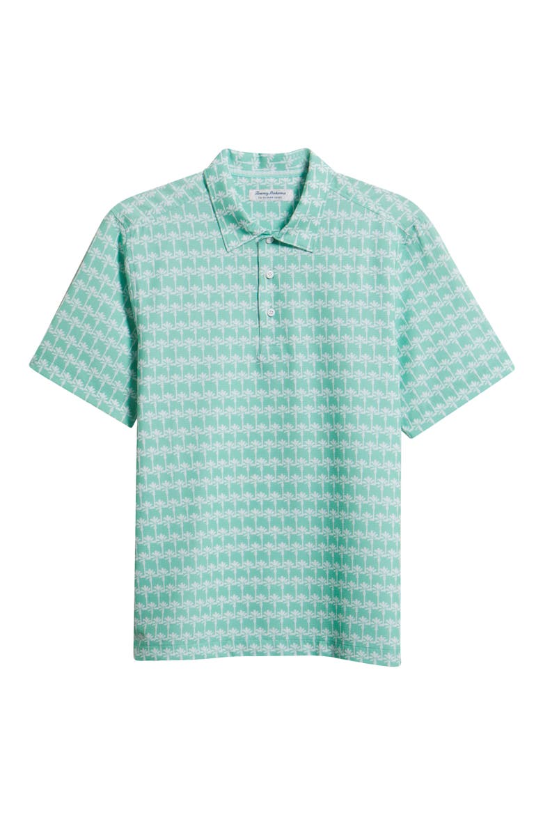 Bahama Coast Palm Reader IslandZone® Polo, Alternate, color, MINT MOJITO