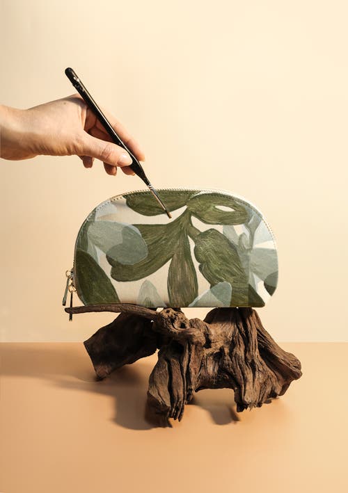 Alepel Makeup Bag In Olive Green