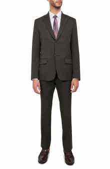 W.R.K Tailored Slim Fit Textured Suit