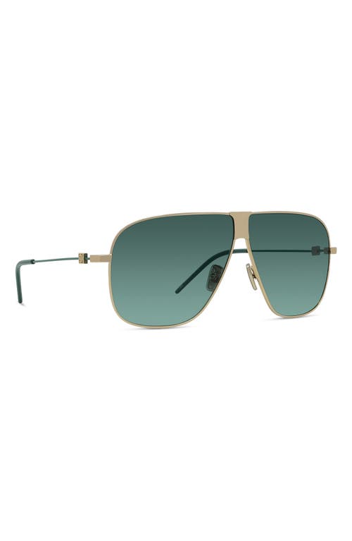 Givenchy Gv Speed 64mm Oversize Gradient Pilot Sunglasses In Multi
