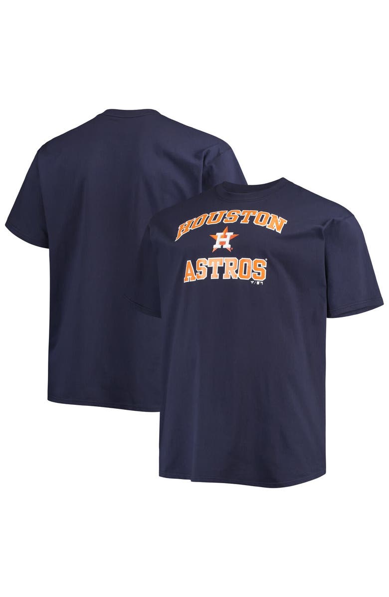 FANATICS Men's Fanatics Branded Navy Houston Astros Big & Tall Heart T-Shirt, Main, color, 