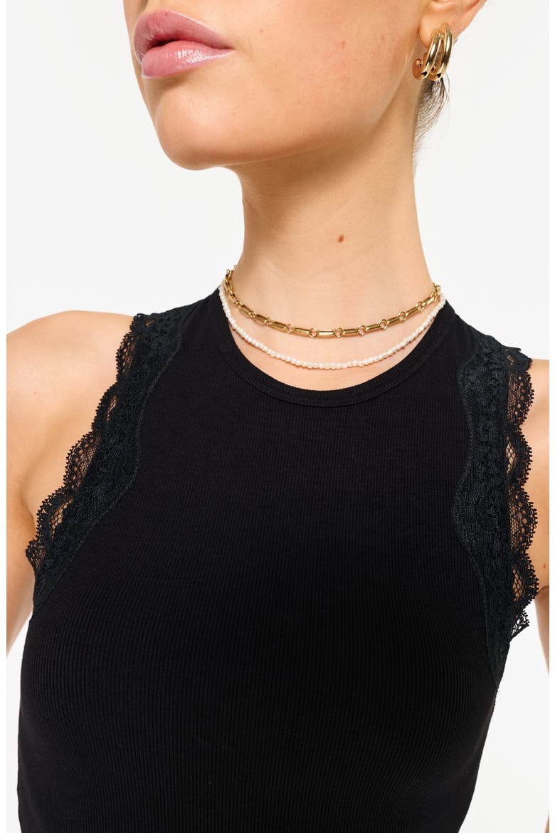 Rian Lace Rib Tank, Alternate, color, BLACK