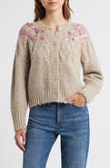 LoveShackFancy Clementian Alpaca & Wool Blend Cardigan