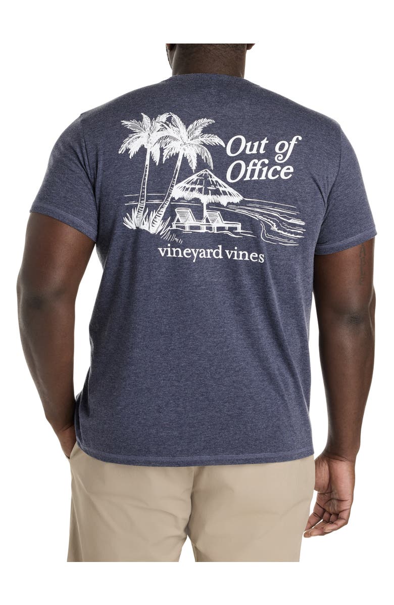 vineyard vines Big & Tall Out Of Office Dunes Graphic Tee, Alternate, color, Nautical Navy