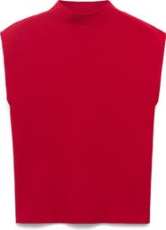 MANGO Perkins Knit Sleeveless Top