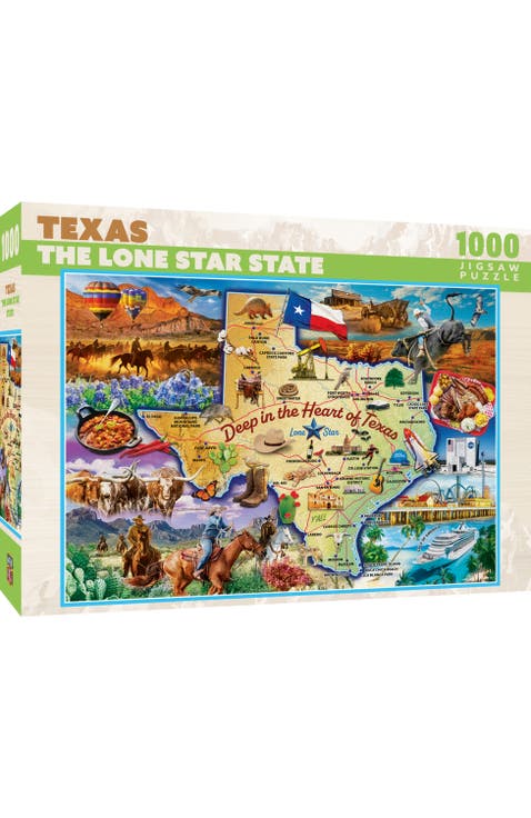 Texas Lone Star State 1000 Piece Puzzle