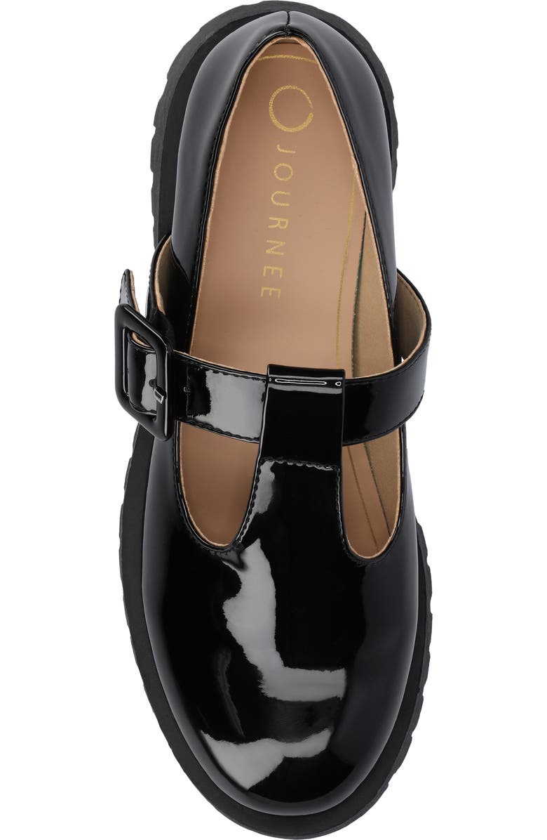 Journee Collection Suvi Mary Jane Loafer, Alternate, color, Patent/ Black
