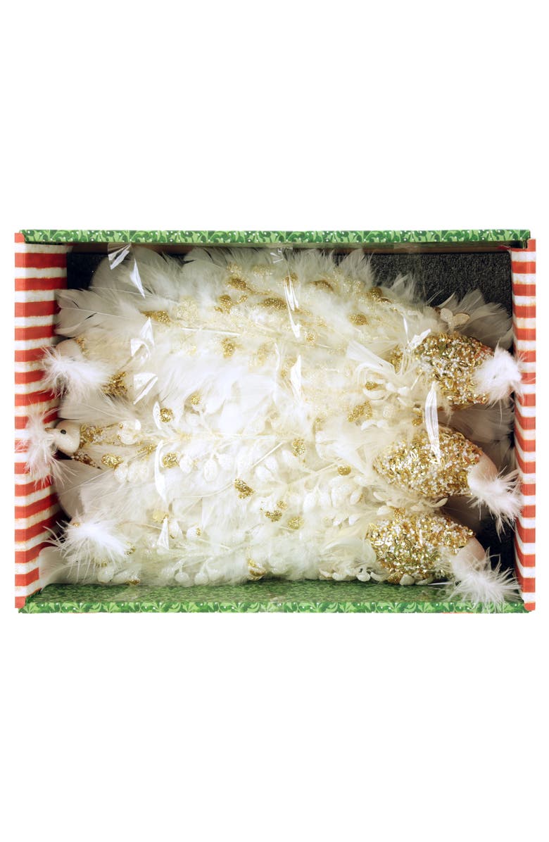 Mark Roberts Elegant Peacock, Set of 6, Alternate, color, White