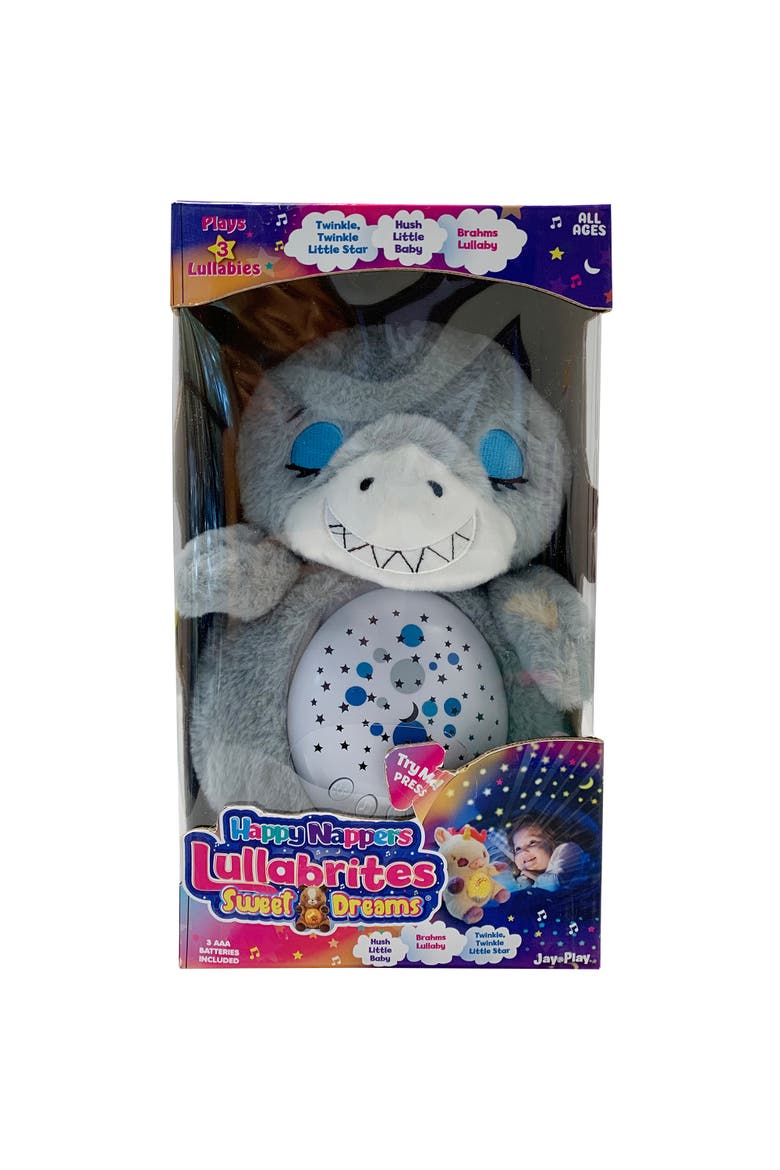 Sweet Dreams Shark Lights and Sounds Animal Plush, Alternate, color, Multicolored