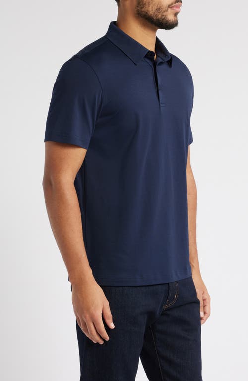 Ag Bryce Short Sleeve Polo In Deep Navy