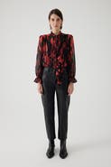 Exquise Cut Vegan Leather Pants