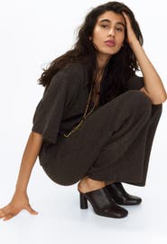 H&M Straight crinkled pants