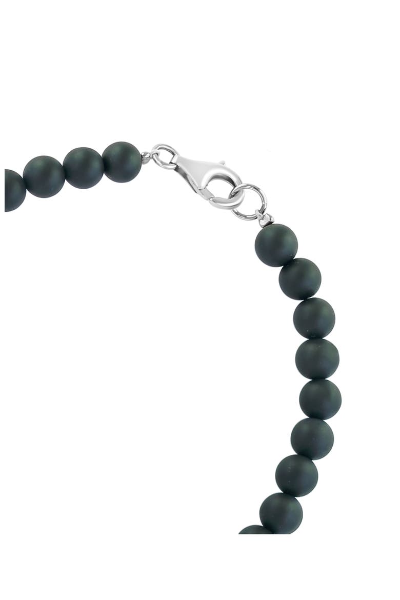 Onyx & Tahitian Pearl Bracelet, Alternate, color, BLACK