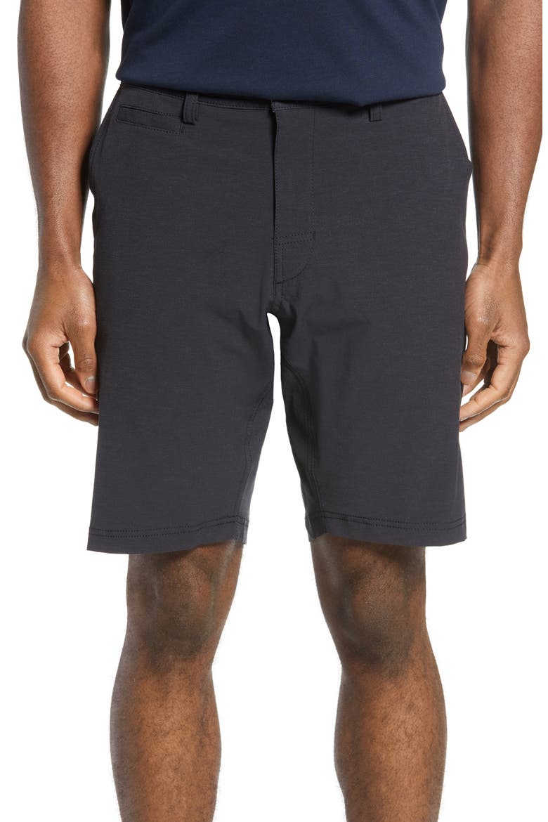 Solid Boardwalker Shorts, Main, color, TRUE BLACK