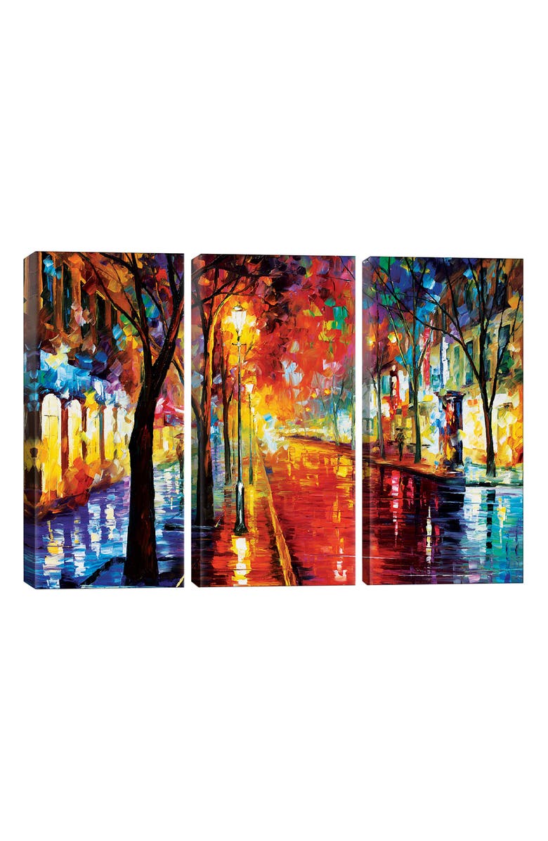 iCanvas Street of the Old Town by Leonid Afremov Giclée Print Canvas Art, Main, color, 
