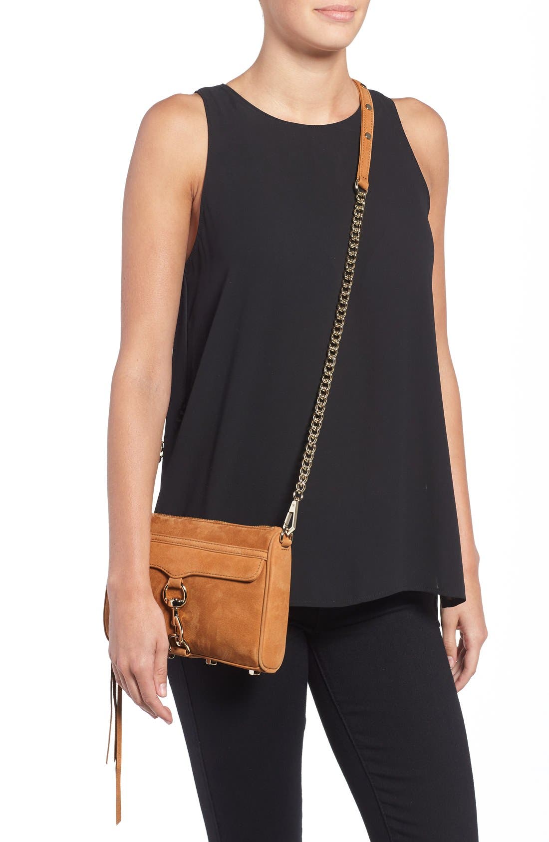 Rebecca Minkoff Mini MAC Convertible Crossbody Bag, Alternate, color, 