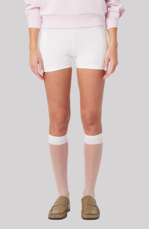 Heather Pocket Bike Shorts