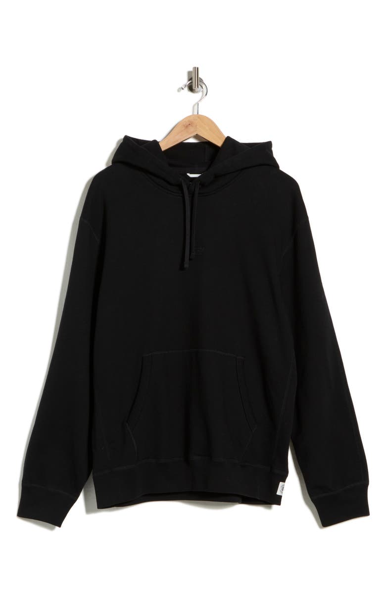 Reigning Champ Midweight Terry Lockup Standard Hoodie, Main, color, Black