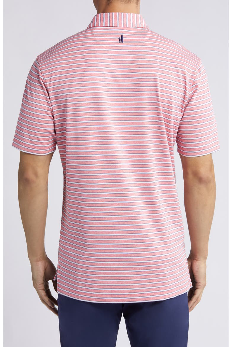Thorton Stripe Performance Golf Polo, Alternate, color, SUN KISSED