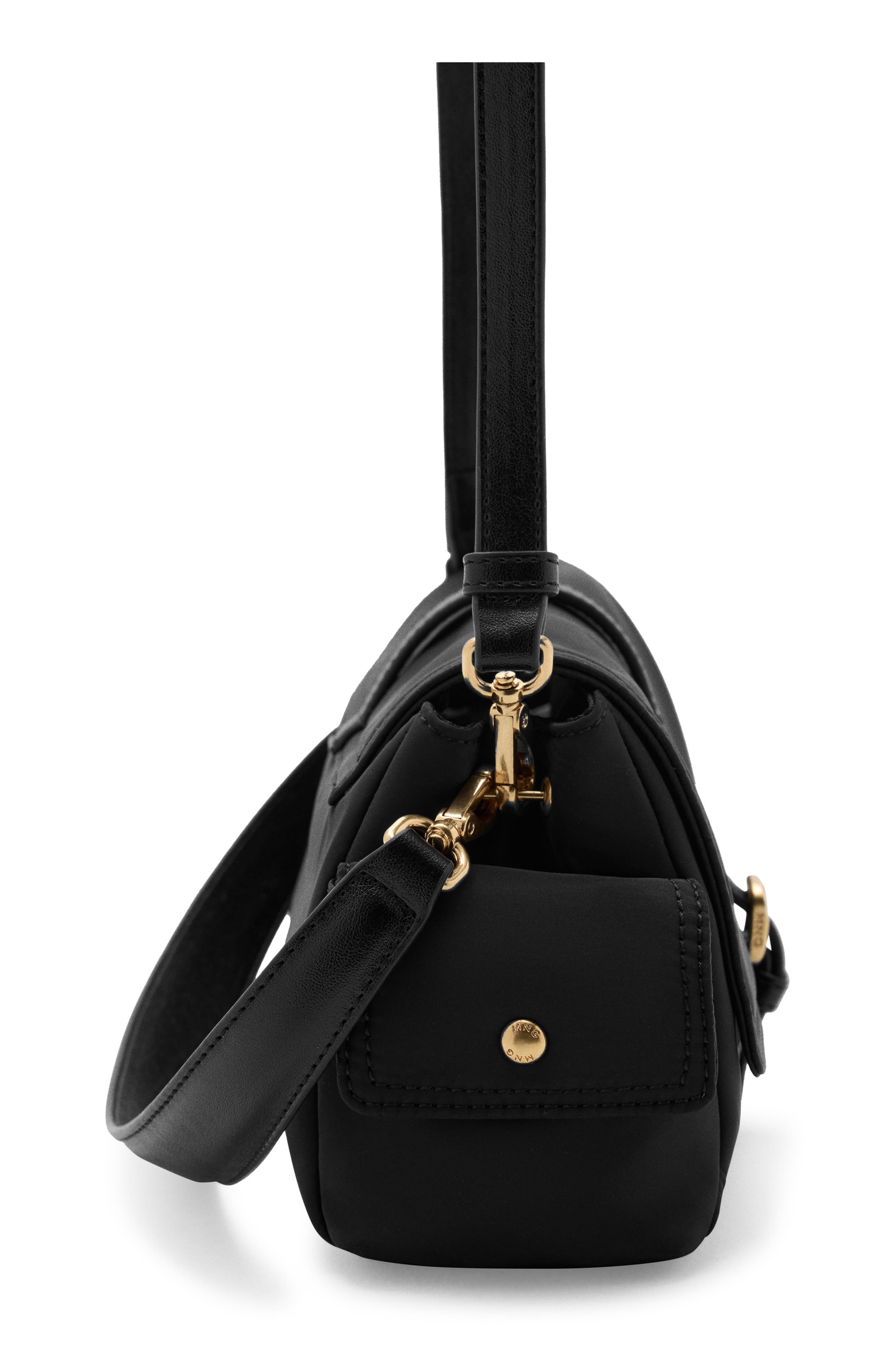Nuovo Shoulder Bag, Alternate, color, BLACK