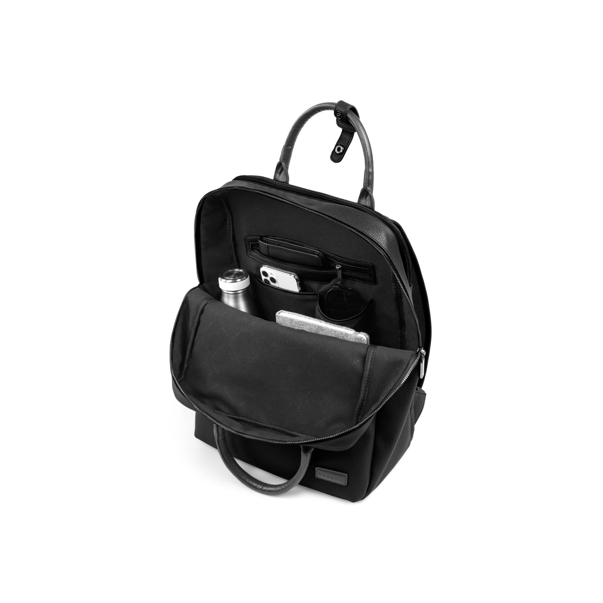 bugatti Contrast Backpack, Alternate, color, Black