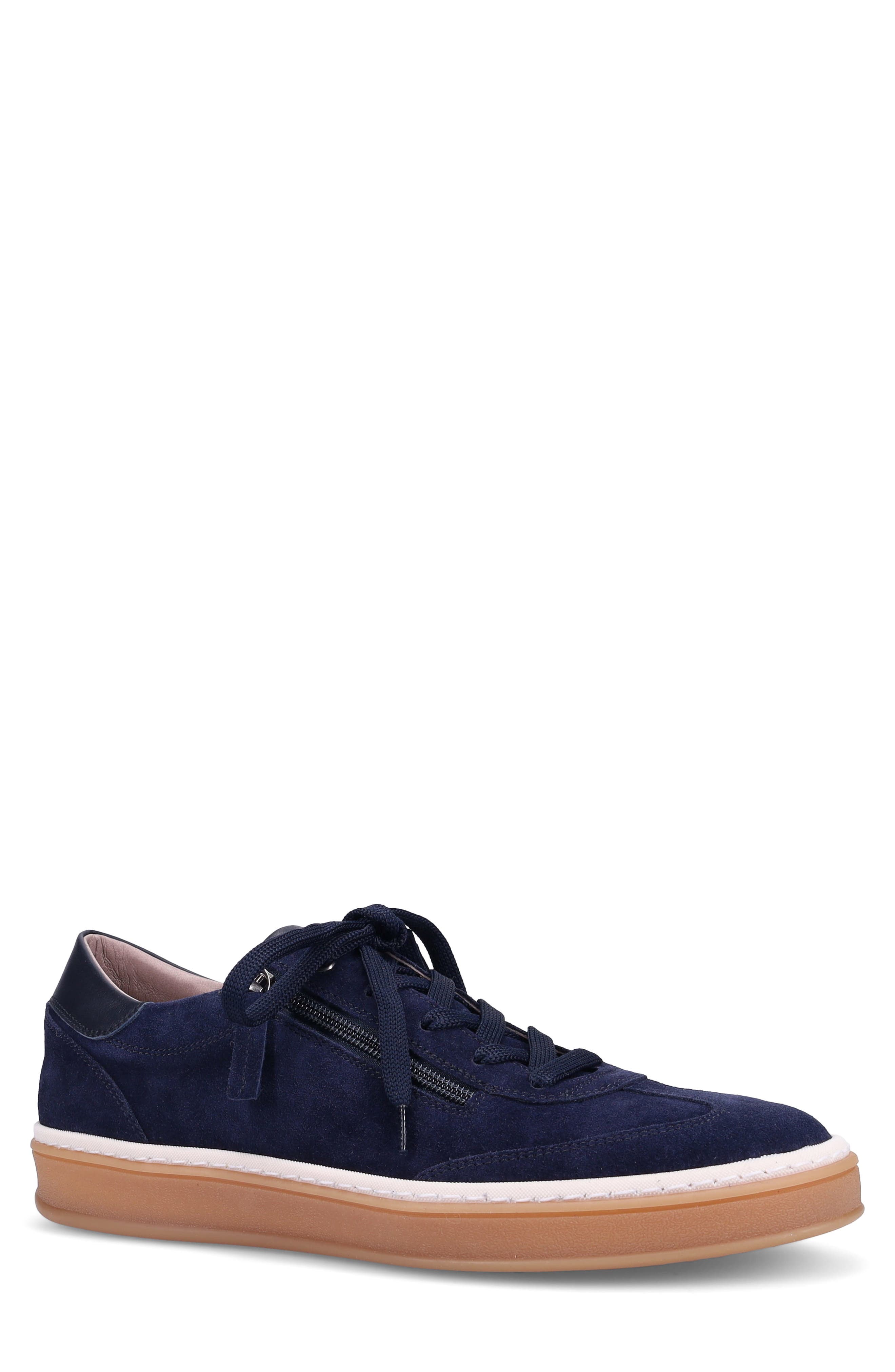 Ilya Weatherproof Suede Sneaker, Main, color, DARK JEANS