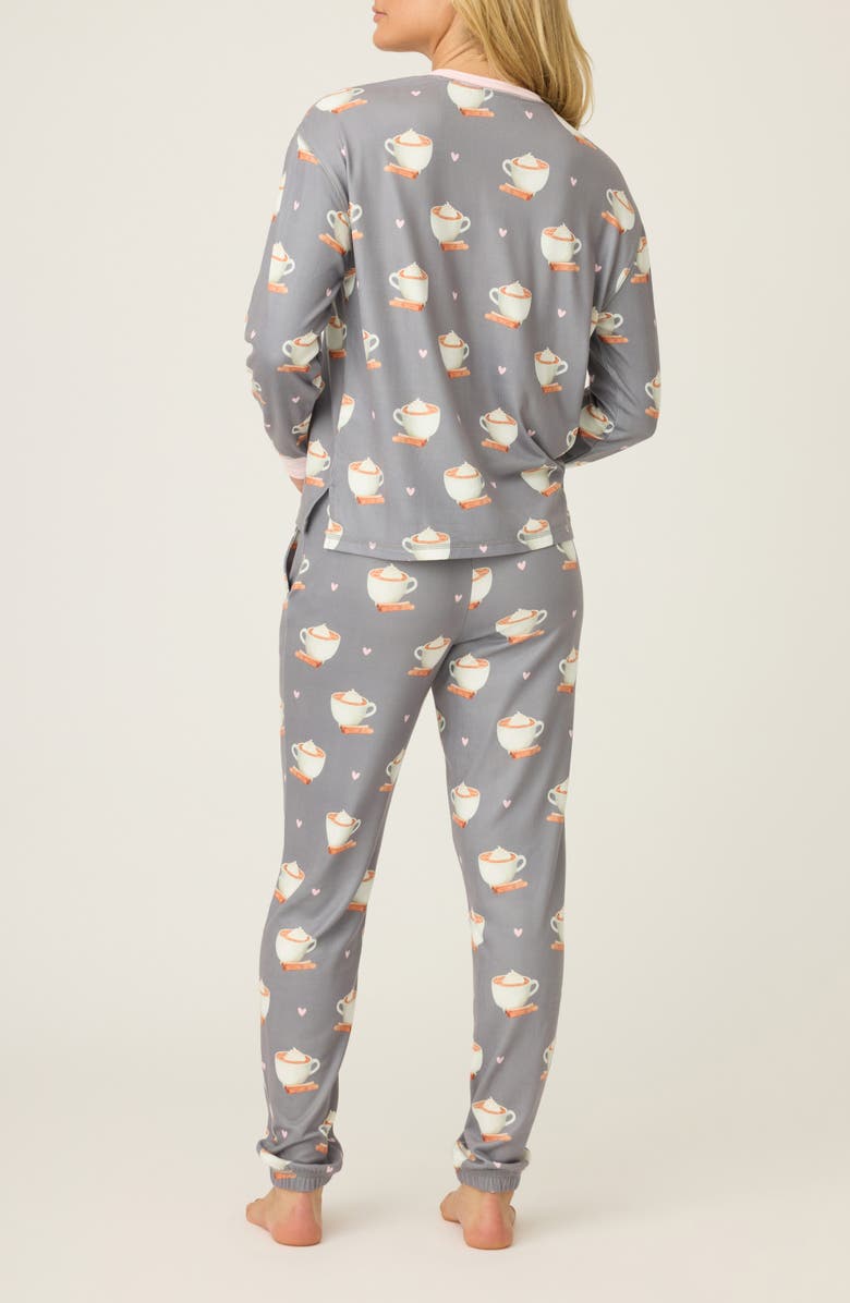 PJ Salvage Love You a Latte Pajamas, Alternate, color, 