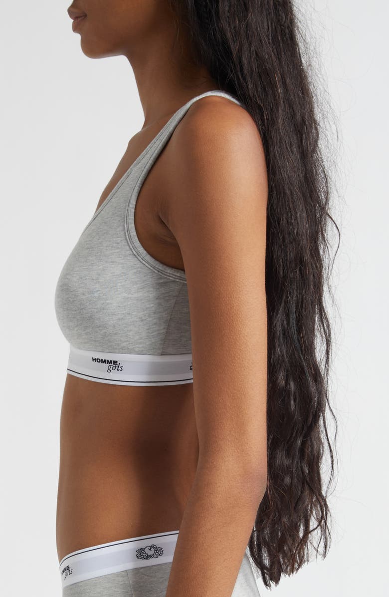 Hommegirls x Fruit of the Loom 3-Pack Classic Sports Bra, Alternate, color, Black/ Heather Grey/ White