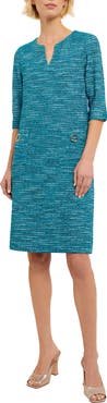 Misook Tweed Shift Dress