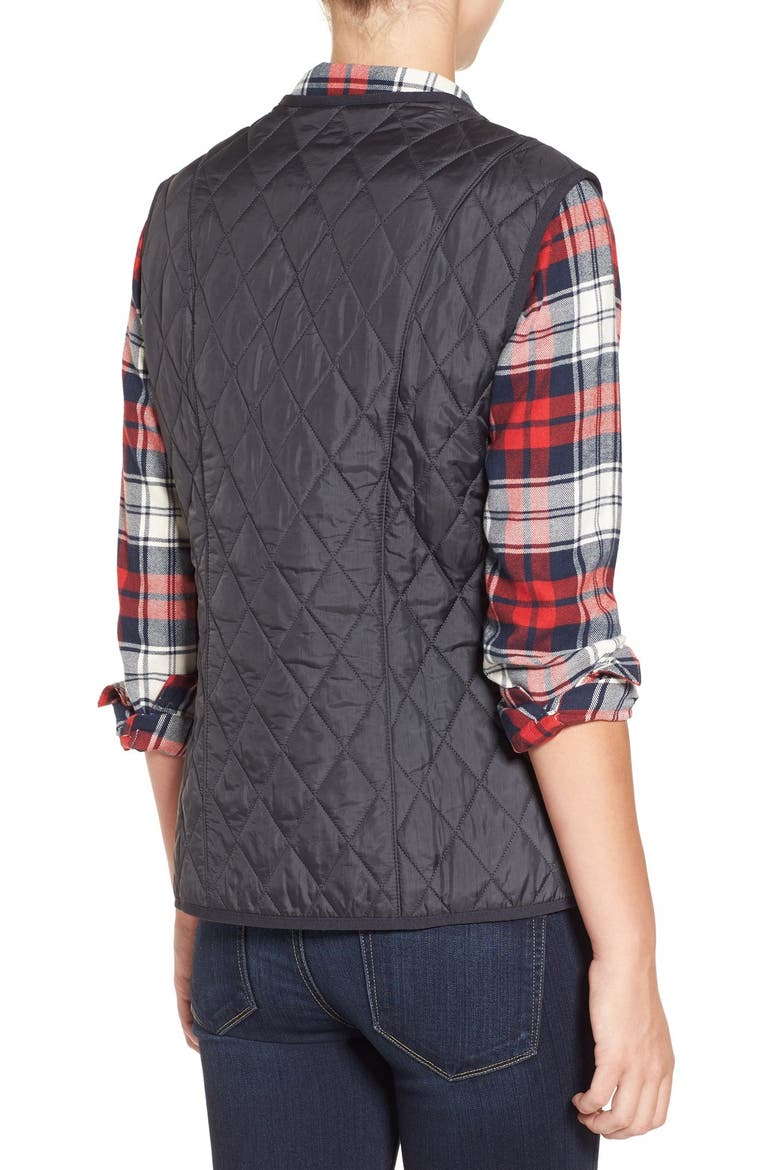 'Beadnell' Quilted Liner, Alternate, color, NAVY