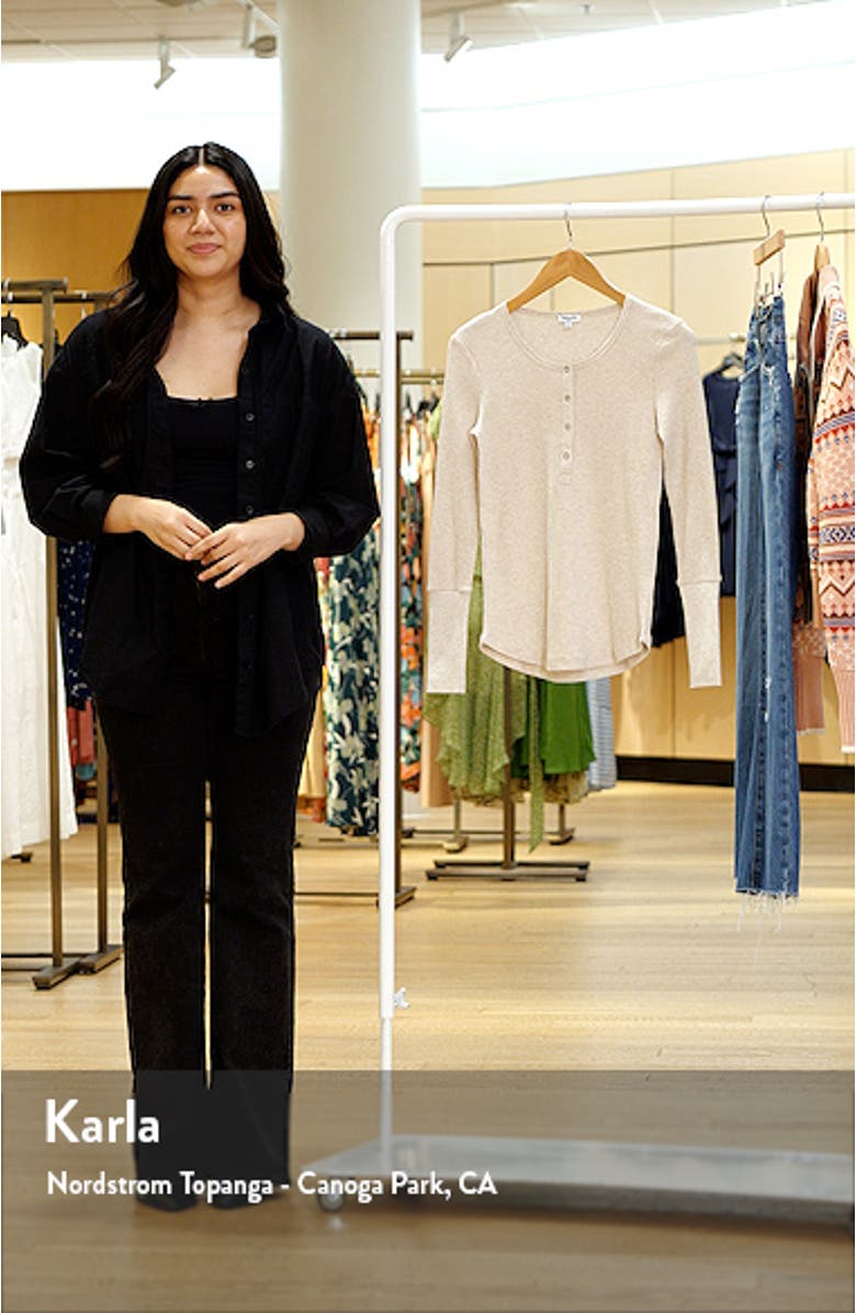 Forever Thermal Knit Henley, sales video thumbnail