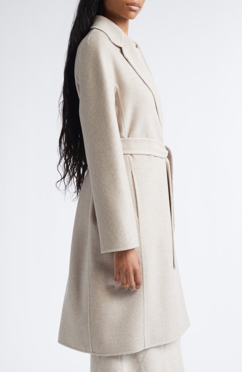 Max Mara Aceri Cashmere Belted Coat, Alternate, color, Sand