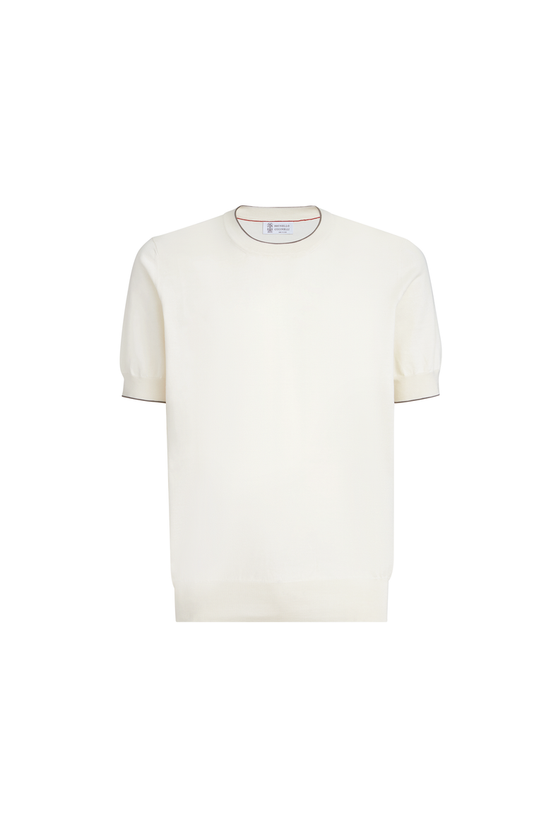 Cotton T-shirt, Alternate, color, Ivory